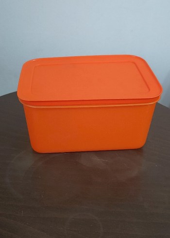 Tupperware Turuncu Plastik Saklama Kabı - Görsel 2