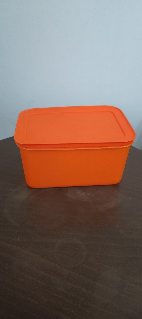 Tupperware Turuncu Plastik Saklama Kabı - Görsel 2