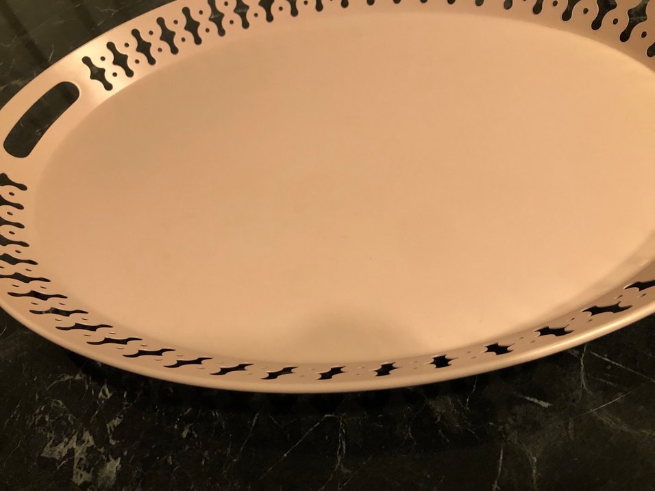 İkea metal pembe büyük tepsi - Görsel 4