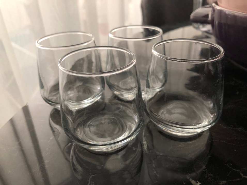 Cam küçük bardak seti 4 adet - Görsel 4
