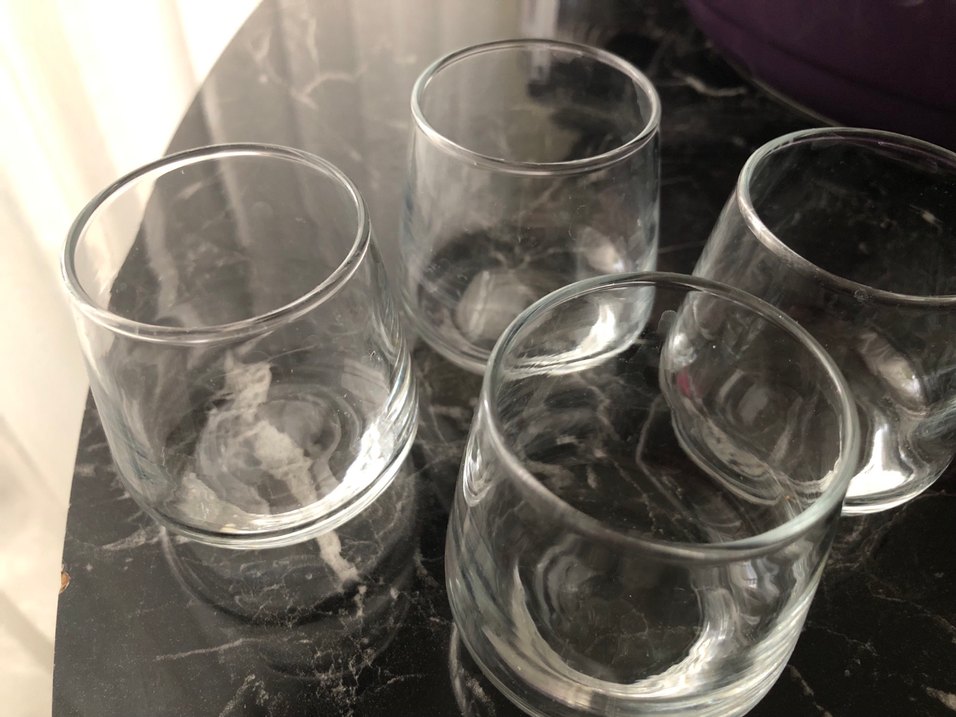 Cam küçük bardak seti 4 adet - Görsel 5
