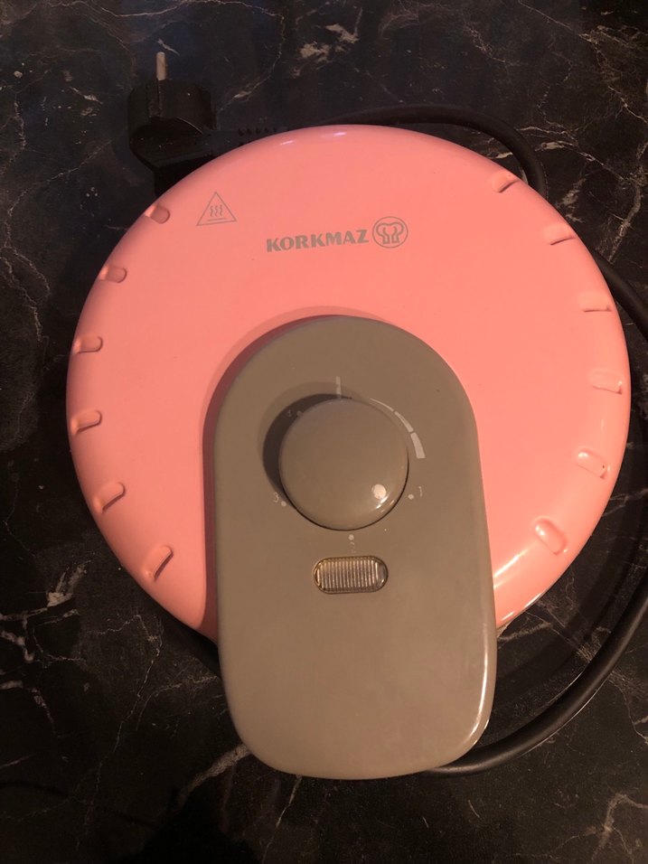 Korkmaz Mia pembe waffle makinesi - Görsel 3