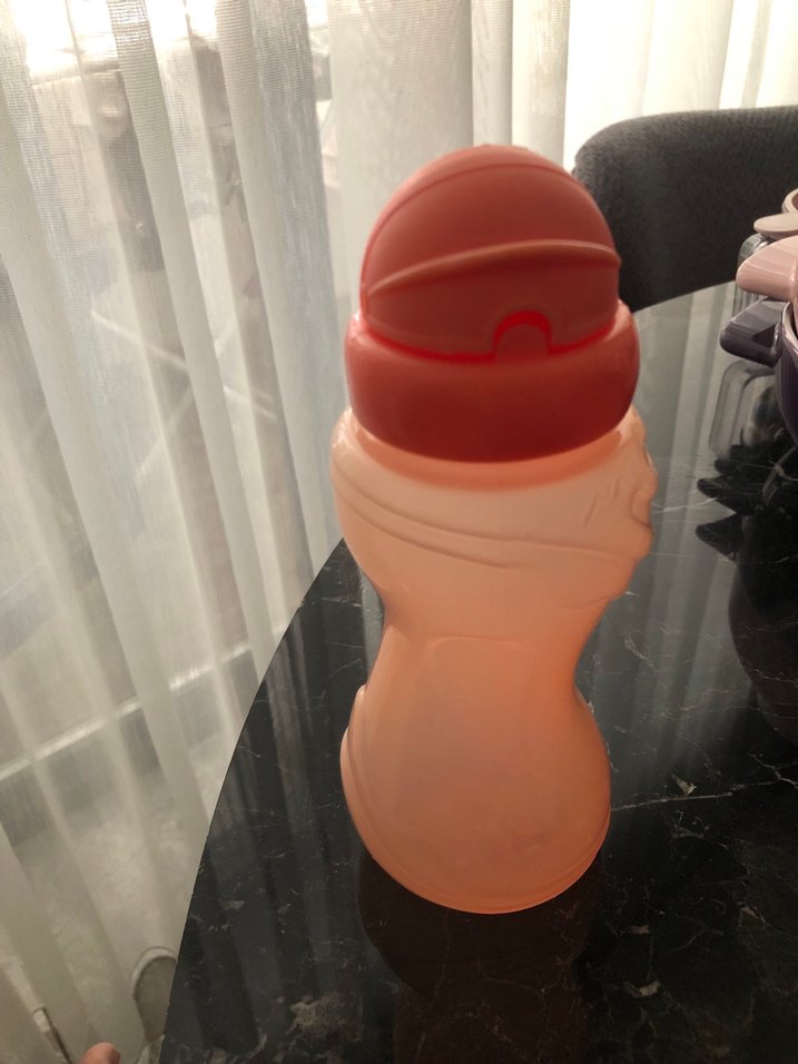 Turuncu plastik pipetli suluk - Görsel 2