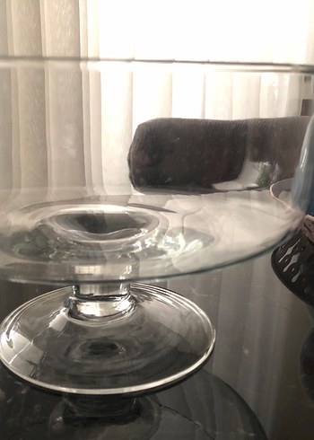 Ayaklı cam büyük servis kasesi - Görsel 3