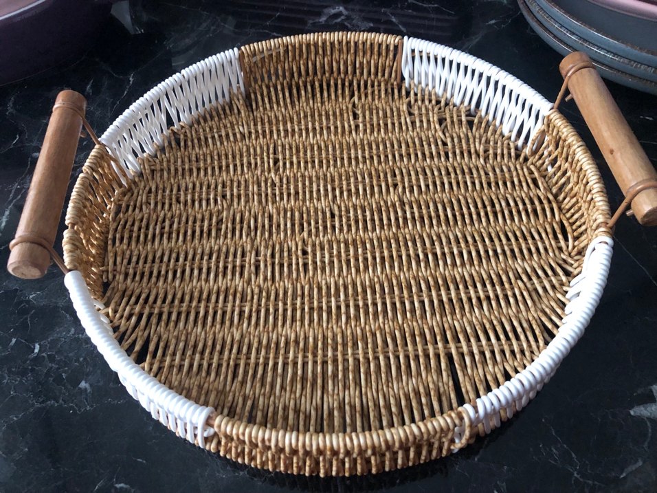 rattan sepet/tepsi - Görsel 2