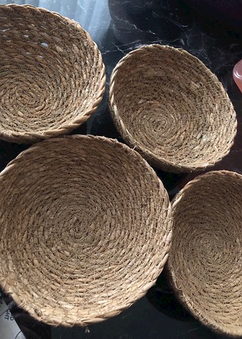 Hasır çerezlik 4 adet - Görsel 4