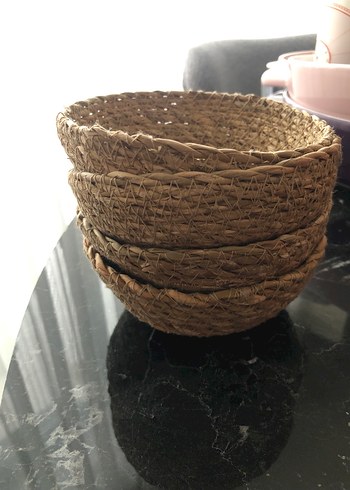 Hasır çerezlik 4 adet - Görsel 3