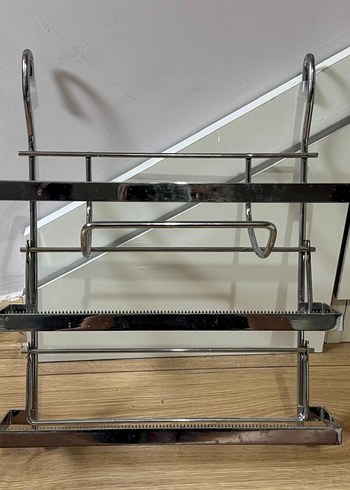  Beden Renk Bauhaus 2 li Metal baharatlık folyo rafı