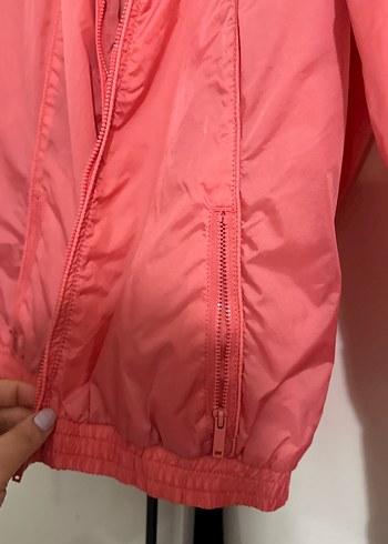 Pembe Fermuarlı Kadın Ceket - Görsel 5