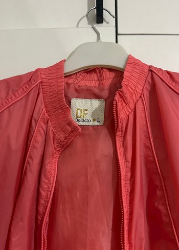 Pembe Fermuarlı Kadın Ceket - Görsel 2