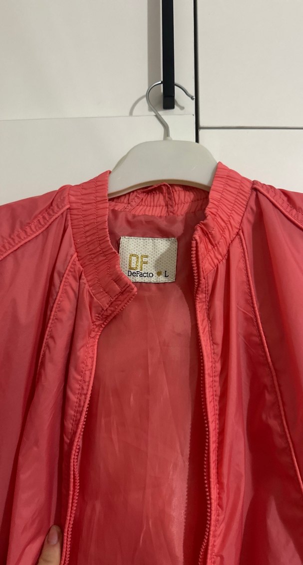 Pembe Fermuarlı Kadın Ceket - Görsel 2