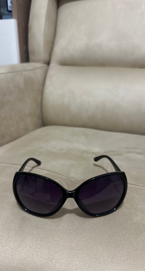 Kadın Parlak Siyah Gotik Gözlük - Görsel 5