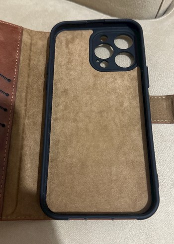 Kahverengi Tokalı Bohem deri Telefon Kılıfı iPhone 14 pro max - Görsel 5