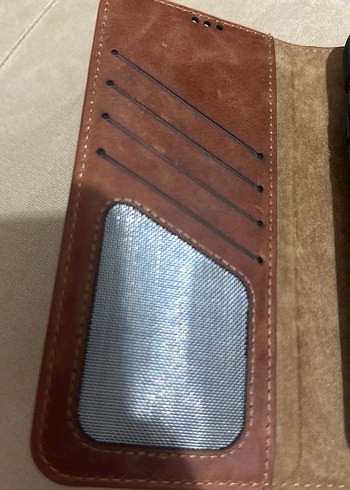 Kahverengi Tokalı Bohem deri Telefon Kılıfı iPhone 14 pro max - Görsel 4