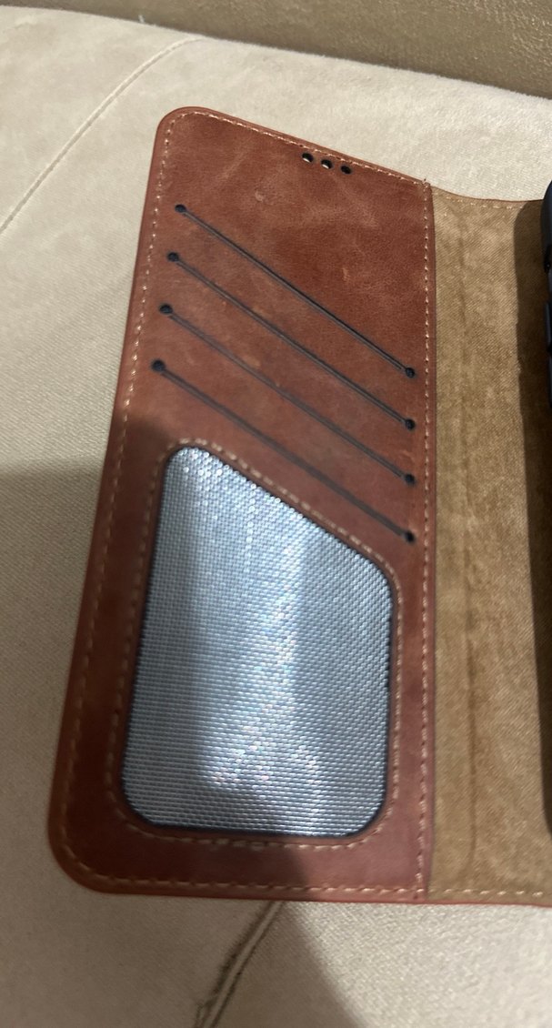 Kahverengi Tokalı Bohem deri Telefon Kılıfı iPhone 14 pro max - Görsel 4