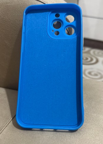 Parlak Mavi Bulutlu Telefon Kılıfı 14 pro max - Görsel 4