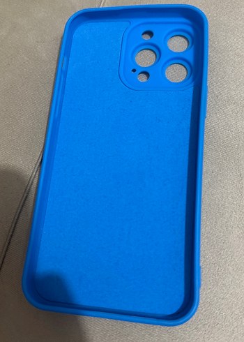 Parlak Mavi Bulutlu Telefon Kılıfı 14 pro max - Görsel 2