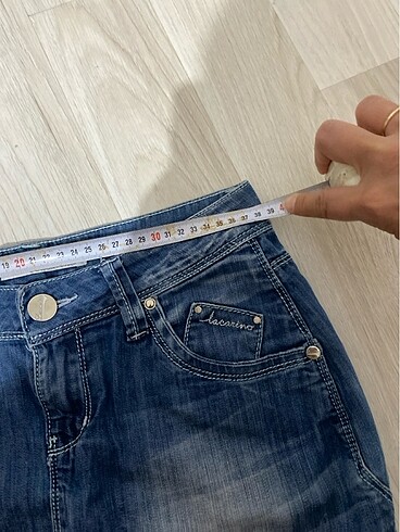 28 Beden mavi Renk Kot etek gardrops