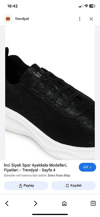 inci İnci simli sneaker ayakkabı