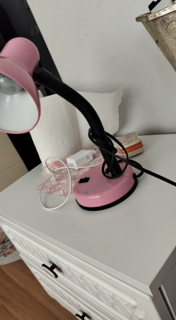 Pembe Masa Lambası - Görsel 4