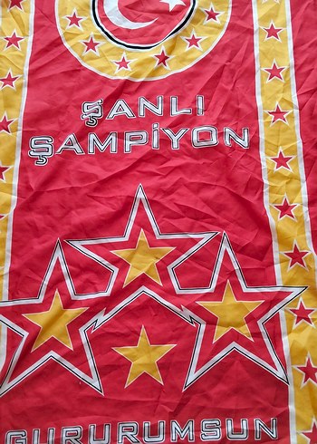 Kırmızı Galatasaray bayraği - Görsel 6