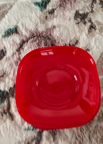 Kırmızı çay tabağı altı - Görsel 5