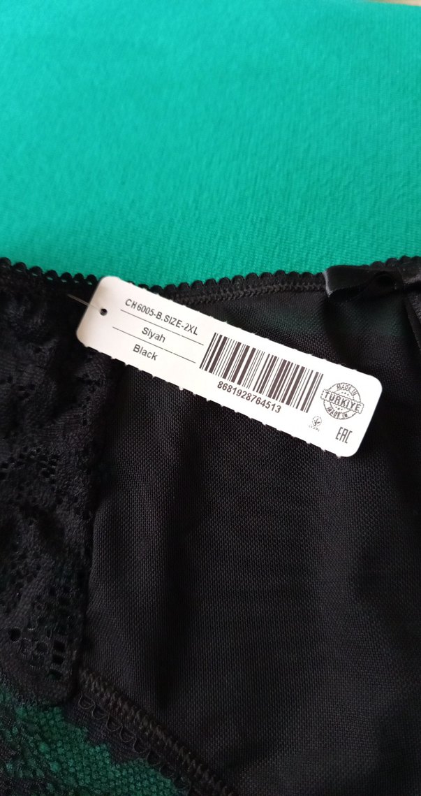 Siyah Dantelli Midi Kadın Külot - Görsel 3