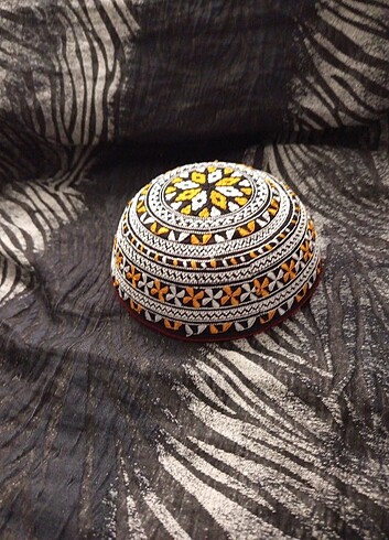 TÜRKMENİSTAN YÜRESEL ERKEK TAKKE - Görsel 5