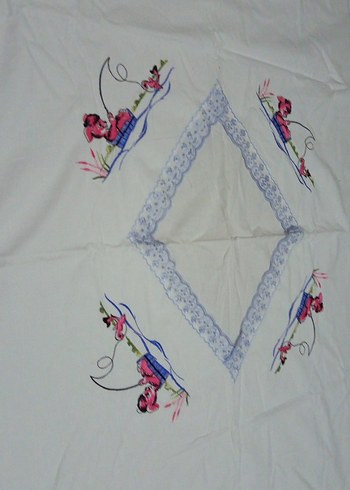 İşlemeli Beyaz Çocuk nevresim takımı - Görsel 2