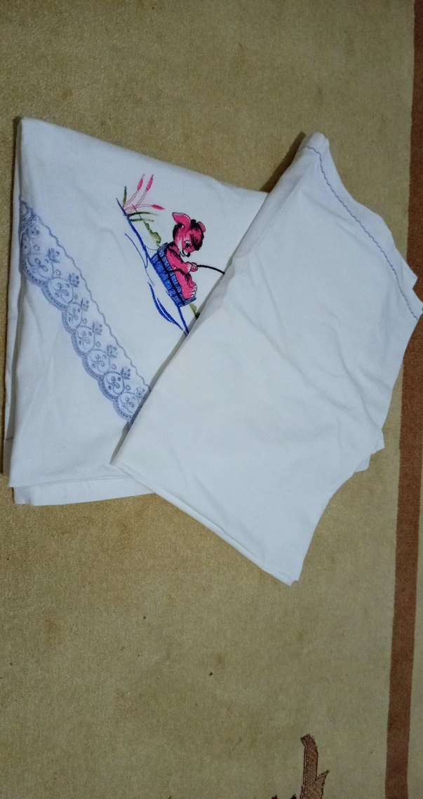 İşlemeli Beyaz Çocuk nevresim takımı - Görsel 4