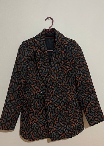 Desenli blazer ceket