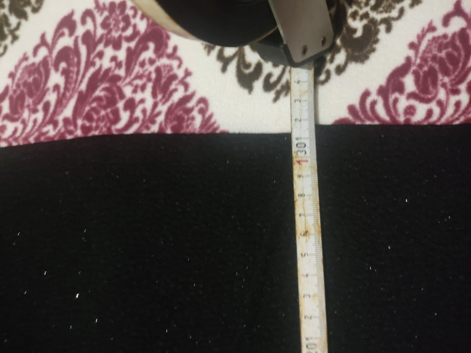 Drapeli Siyah Uzun Kollu Uzun Abiye Elbise - Görsel 3