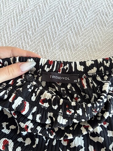 xs Beden Leopar mini etek
