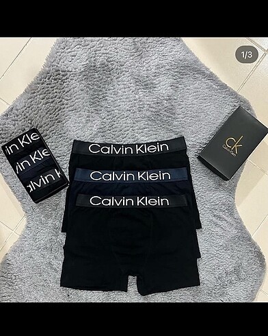 CK Black 3 lü Premium Boxer