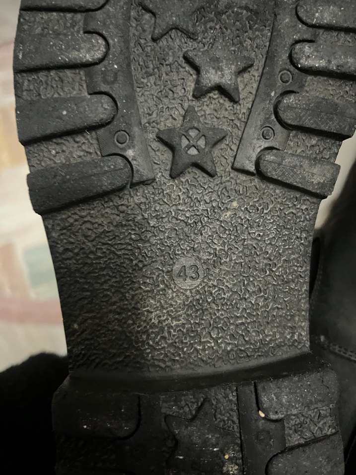 Siyah Deri erkek Bot - Görsel 2