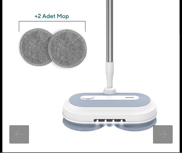 Kumtel şarjlı mop