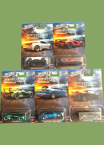 Hot Wheels Hybrid Speed 5 li set sıfır kutulu