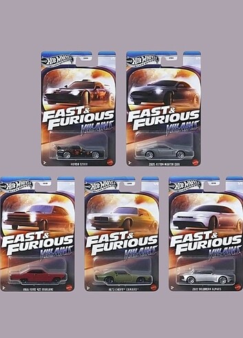 hot wheels fast & furious hızlı ve öfkeli villains silver set