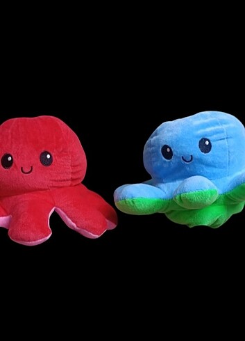  Beden Çift taraflı ahtapot peluş sıfır ürün 
