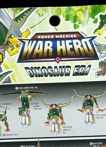Transformers Dinozora dönüşen robot sıfır kutulu 