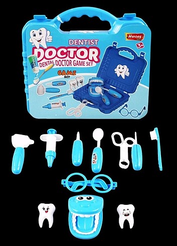 Oyuncak doktor dişçi seti sıfır kutulu 