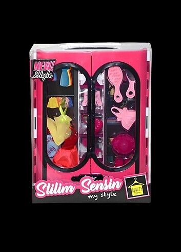 Barbie tarzı elbise dolabı sıfır kutulu 
