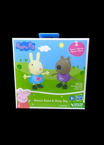 Peppa Pig Rebecca ve Danny 2 li Figür Seti