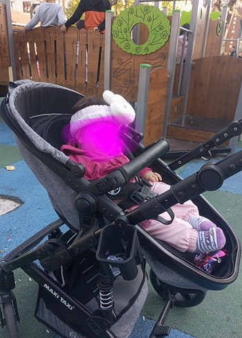 Gri travel sistem Bebek Arabası - Görsel 3