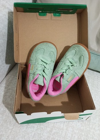 Kız Çock Pembe orijinal Puma Spor Ayakkabı kutusunda gelecek - Görsel 3