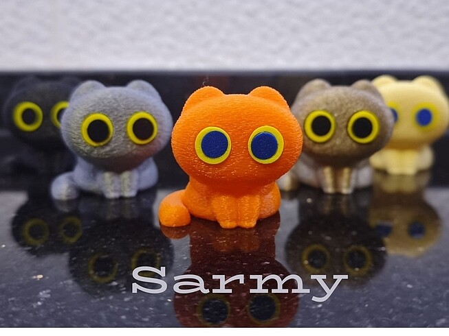  Beden Renk Staricats 3D sevimli kediler