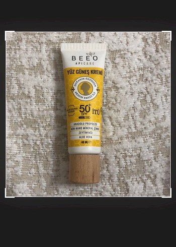 Beeo apicare 50+ spf yüz güneş kremi 40 ml.