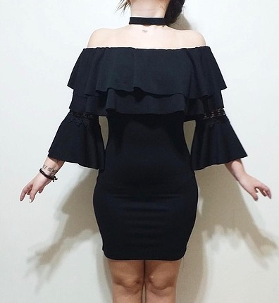 Siyah kısa elbise