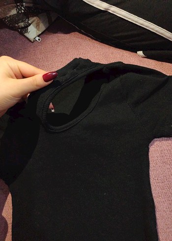 yaka detaylı krop - Görsel 2