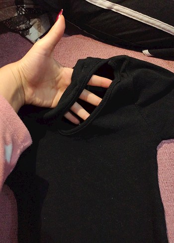 yaka detaylı krop - Görsel 3